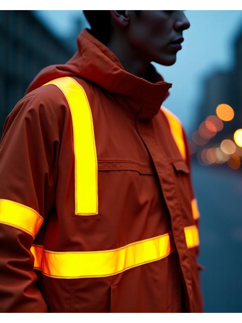 Reflective safety apparel